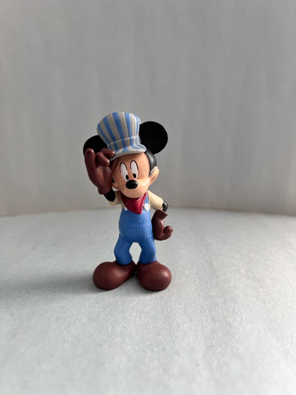 Engineer Mickey Mouse PVC Cake Topper 3” Figure